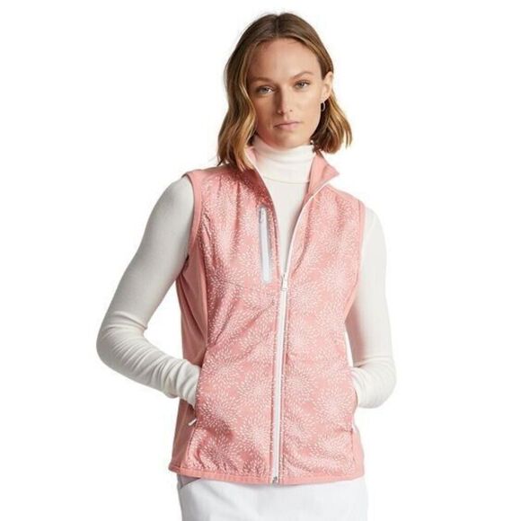 RLX Golf Ralph Lauren Other - RLX Golf Ralph Lauren Women's M Printed Terry Sleeveless Full-Zip Vest NWT $178